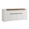 High Gloss Sideboard Wide With 4 Doors And 2 Drawers - Toronto