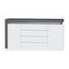 High Gloss Sideboard 158.7cm Wide With 2 Doors 4 Drawers And LED Lights - Ashburn