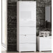 High Gloss Storage Cabinet Tallboy With 1 Door And 3 Drawers - Salina