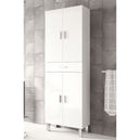High Gloss Storage Cabinet With 4 Doors And 1 Drawer - Valdes