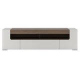 High Gloss TV Stand 190cm Wide With 2 Doors And 1 Drawer - Toronto