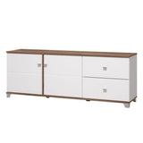 High Gloss TV Stand With 2 Doors And 2 Drawers - Minot