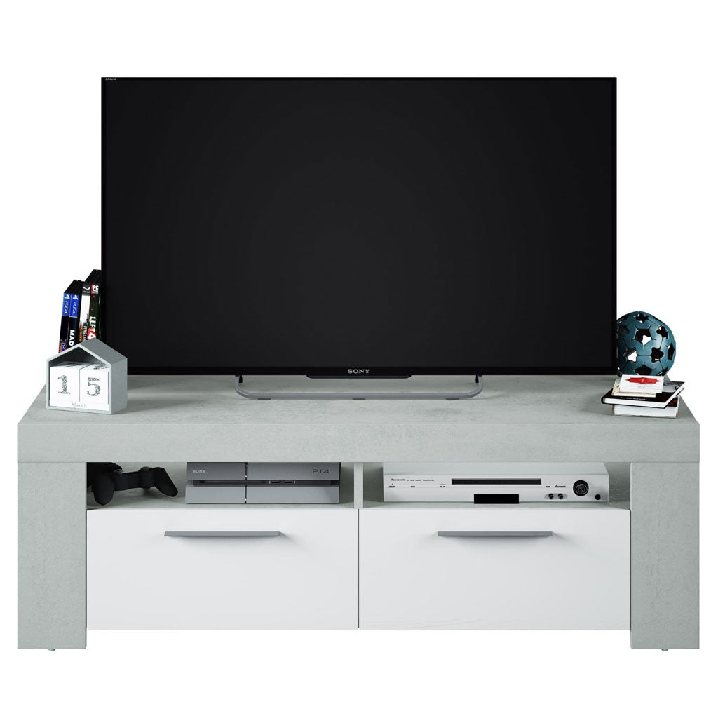 High Gloss TV Stand With 2 Doors - Cuero