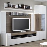 High Gloss Wall Shelf 125cm Wide - Toronto