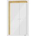 High Gloss Wardrobe 102cm Wide With 2 Doors And LED Lights - Cedar