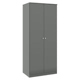 High Gloss Wardrobe With 2 Doors - Denver
