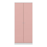 High Gloss Wardrobe With 2 Doors - Denver