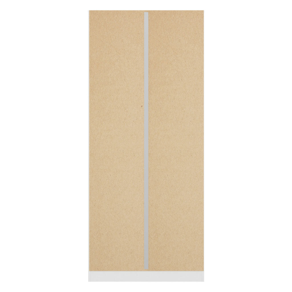 High Gloss Wardrobe With 2 Doors - Denver