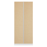 High Gloss Wardrobe With 2 Doors - Denver