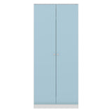 High Gloss Wardrobe With 2 Doors - Denver