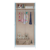 High Gloss Wardrobe With 2 Doors - Denver