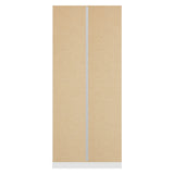 High Gloss Wardrobe With 2 Doors - Denver