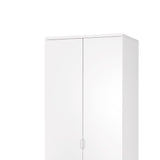 High Gloss Wardrobe With 2 Doors - Manhattan