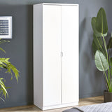 High Gloss Wardrobe With 2 Doors - Manhattan