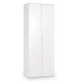 High Gloss Wardrobe With 2 Doors - Manhattan