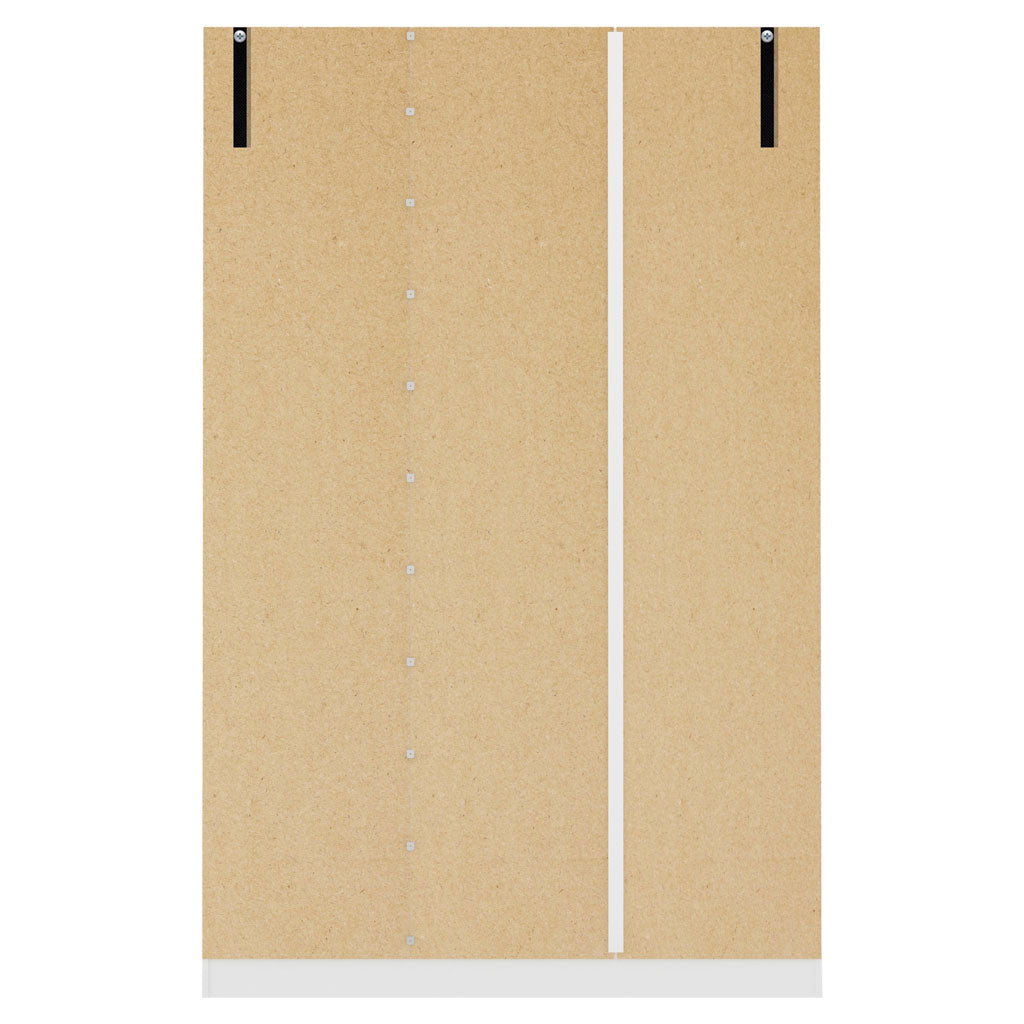 High Gloss Wardrobe With 3 Doors - Denver