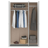 High Gloss Wardrobe With 3 Doors - Denver