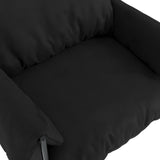 House Weave Fabric Accent Chair With Metal Fabric - Wardour