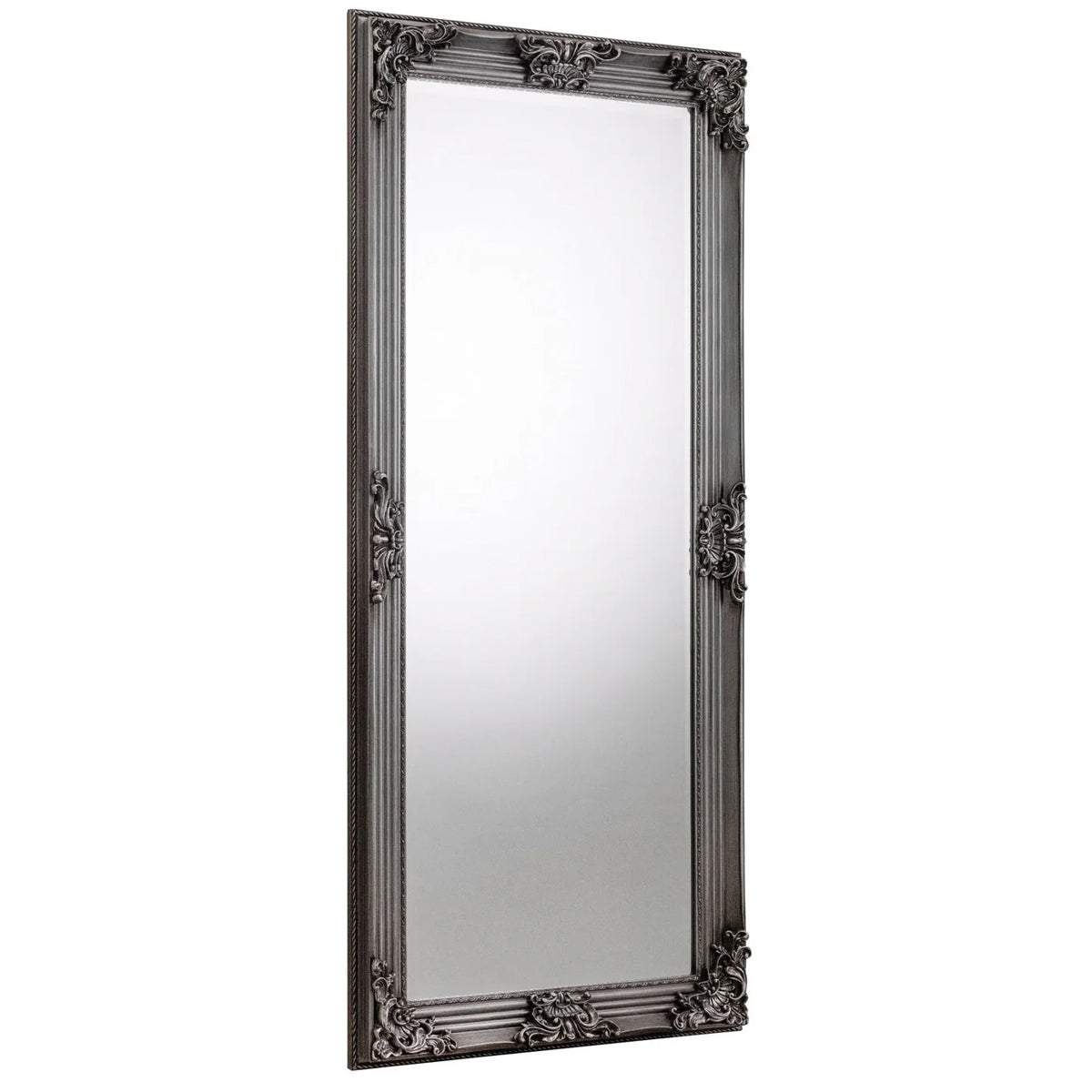 Lean-To Dressing Mirror With Wooden Frame - Rococo