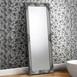 Lean-To Dressing Mirror With Wooden Frame - Rococo