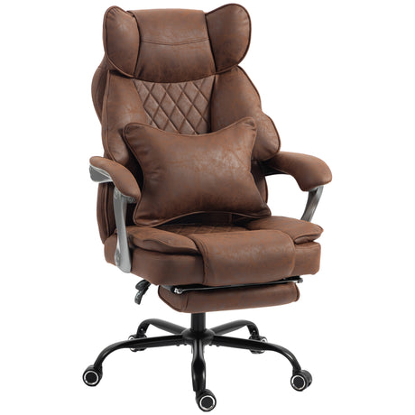 Leathaire Fabric Home And Office Chair 74cm Wide - Velmora