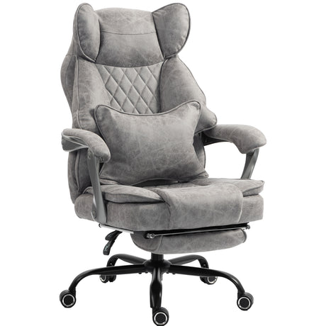 Leathaire Fabric Home And Office Chair 74cm Wide - Velmora