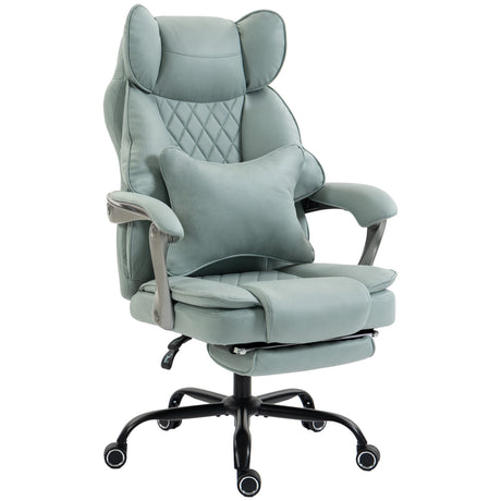 Leathaire Fabric Home And Office Chair 74cm Wide - Velmora