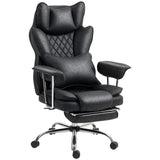 Leathaire Fabric Home And Office Chair 76cm Wide With Lumbar Support Pillow - Velmora