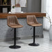 Leathaire Faux Leather Breakfast Bar Stools in Set Of 2 - Velmora