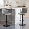 Leathaire Faux Leather Breakfast Bar Stools in Set Of 2 - Velmora