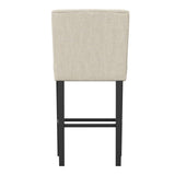 Linen Blend Fabric Counter Bar Stool - Shay