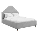 Linen Blend Fabric Double Bed - Quince