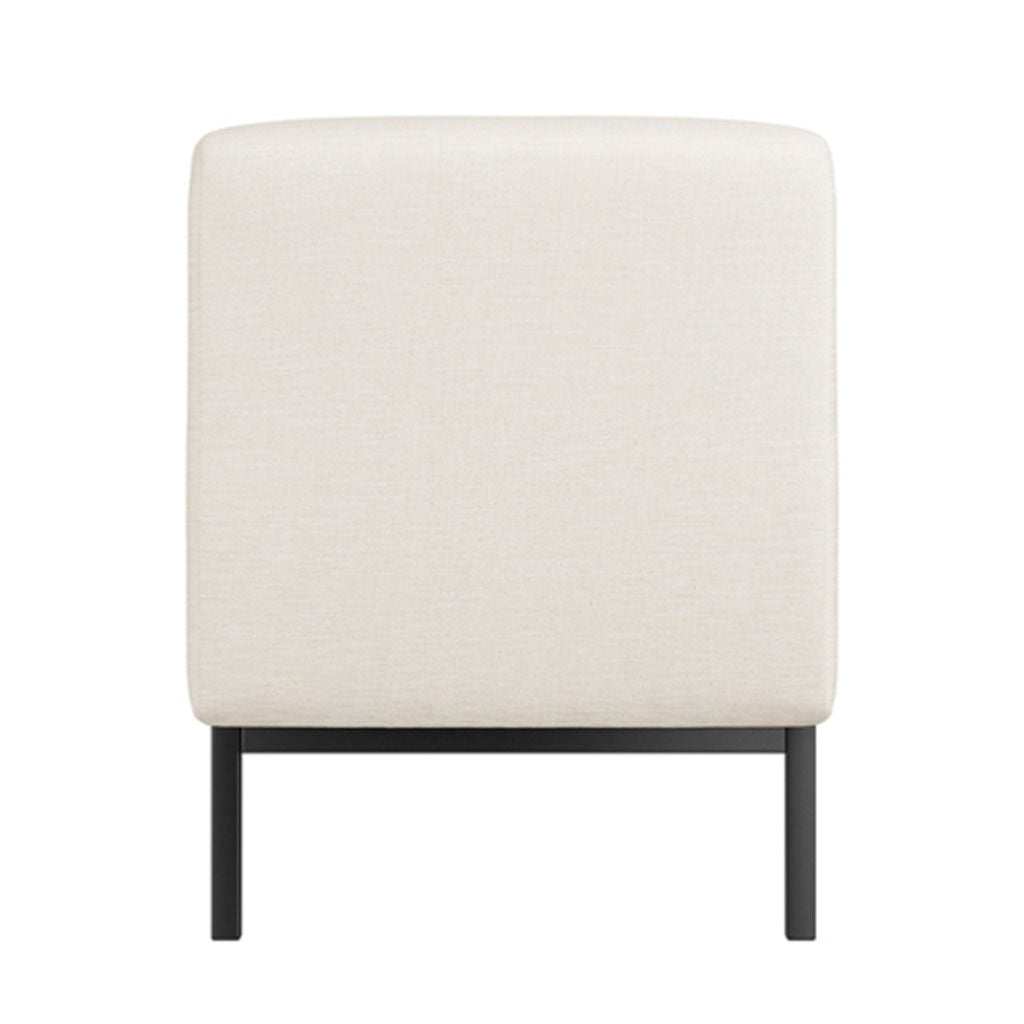 Linen Blend Fabric Hallway Seating Bench - Serena