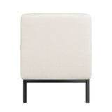 Linen Blend Fabric Hallway Seating Bench - Serena