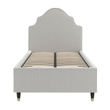 Linen Blend Fabric Single Bed - Monterey
