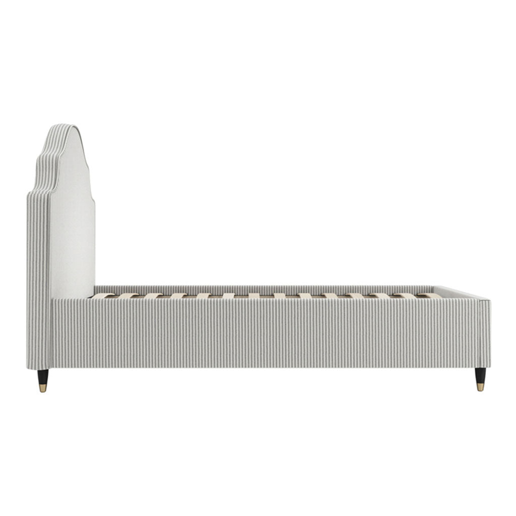 Linen Blend Fabric Single Bed - Monterey