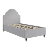 Linen Blend Fabric Single Bed - Monterey