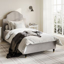 Linen Blend Fabric Single Bed - Monterey