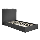 Linen Blend Fabric Single Bed - Sunday