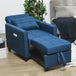 Linen Fabric 1 Seater Sofa Bed 69cm Wide With 1 Pillow - Velmora