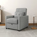 Linen Fabric 1 Seater Sofa Bed 69cm Wide With 1 Pillow - Velmora
