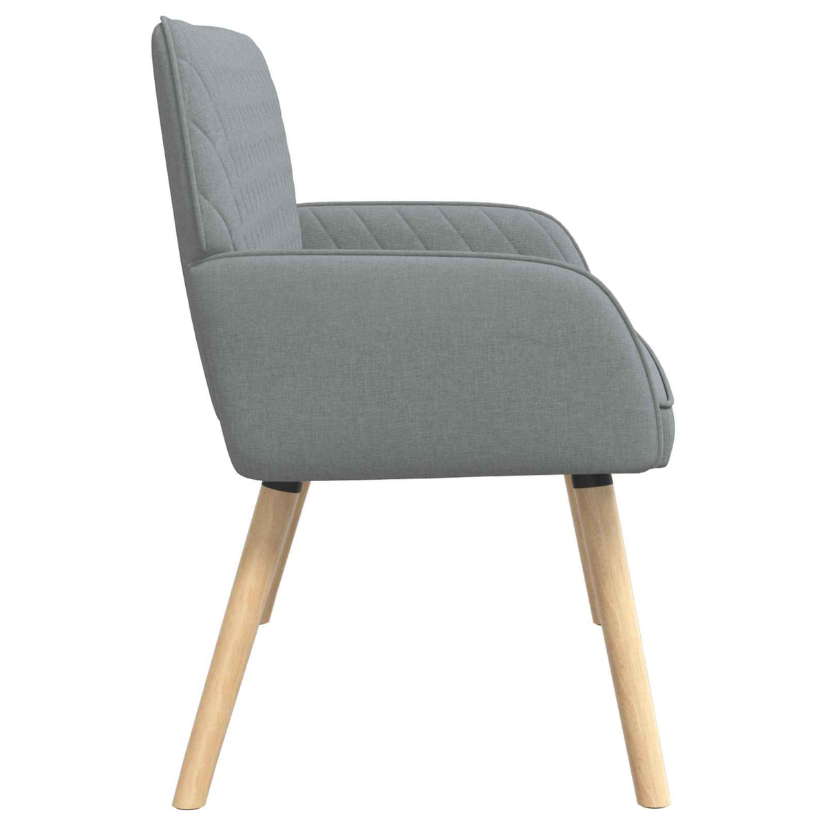 Linen Fabric 2 Seater Sofa 115cm Wide With Wooden Legs - Vantage Home