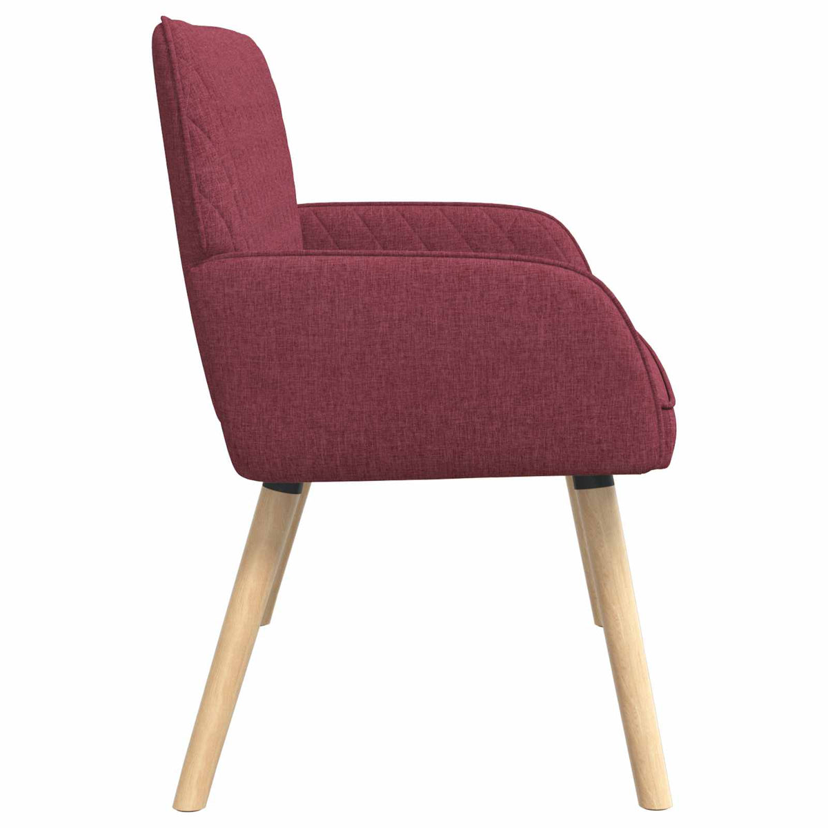 Linen Fabric 2 Seater Sofa 115cm Wide With Wooden Legs - Vantage Home