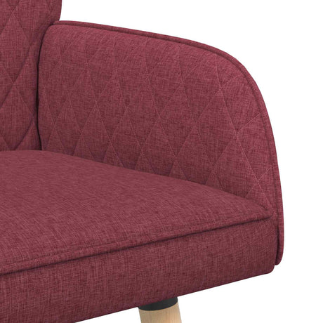 Linen Fabric 2 Seater Sofa 115cm Wide With Wooden Legs - Vantage Home