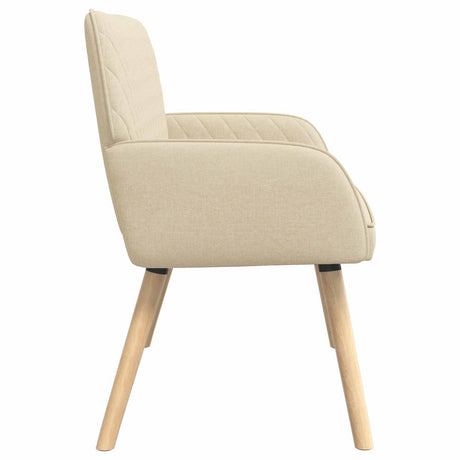 Linen Fabric 2 Seater Sofa 115cm Wide With Wooden Legs - Vantage Home