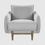 Linen Fabric Armchair 88cm Wide - Louie