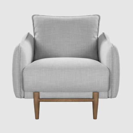 Linen Fabric Armchair 88cm Wide - Louie