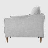 Linen Fabric Armchair 88cm Wide - Louie