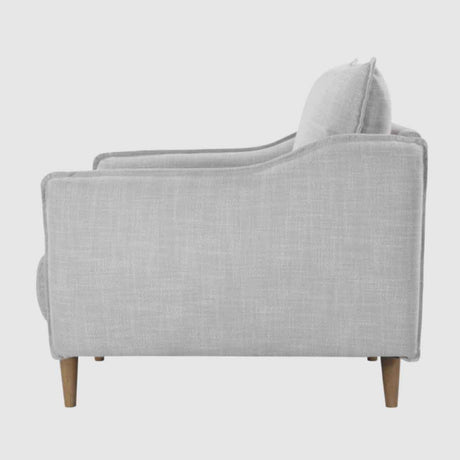 Linen Fabric Armchair 88cm Wide - Louie