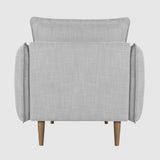 Linen Fabric Armchair 88cm Wide - Louie